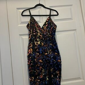 Akira mid length cocktail dress. Size M.
